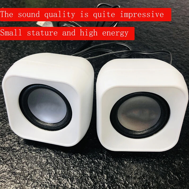 VIKEFON Jt016 Лаптоп Настолен компютър Мини аудио USB кабелен мини високоговорител Мултимедия 3D съраунд HIFI субуфер с качество на звука