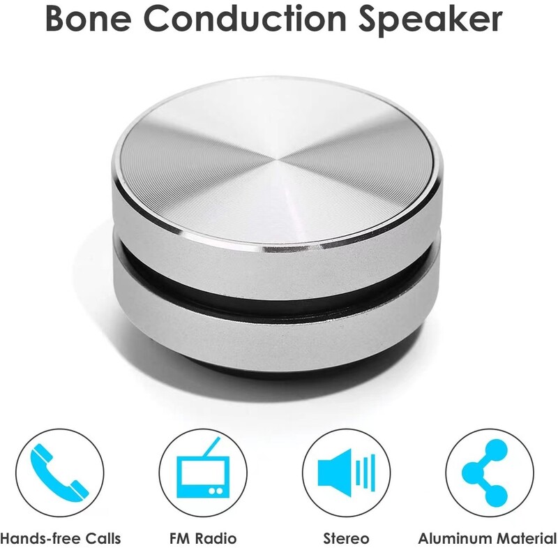 Bone Conduction Bluetooth zvučnik Vibracija Stereo Audio Digital TWS Bežični najmanji zvučnici Dropshipping Mini prijenosni metalni