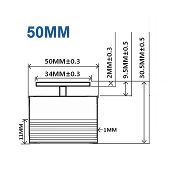 50mm 4ohm 25W Πλήρους εμβέλειας Ηχείο με δόνηση Φορητό ήχου Φορητό μεγάφωνο Vibro Resonance Bass sound subwoofer