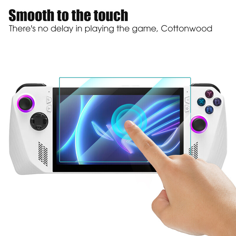 За конзоли Asus ROG ALLY Протектор на екрана Пълно покритие Прозрачни защитни фолиа от закалено стъкло за аксесоари Asus ROGALLY