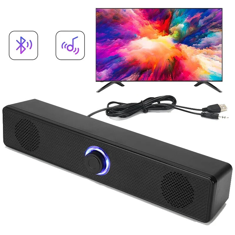 Surround Sound Bar Žičani zvučnici za računalo Stereo subwoofer Soundbar za stolno računalo Laptop PC TV Mini zvučnik Sustav kućnog kina
