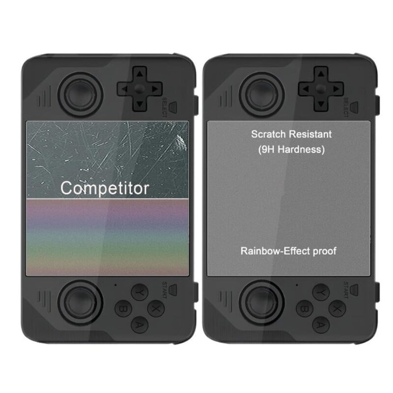 Защитно фолио за екран от закалено стъкло 9H филм за игрова конзола Powkiddy RGB30 4-инчов предпазител на екрана