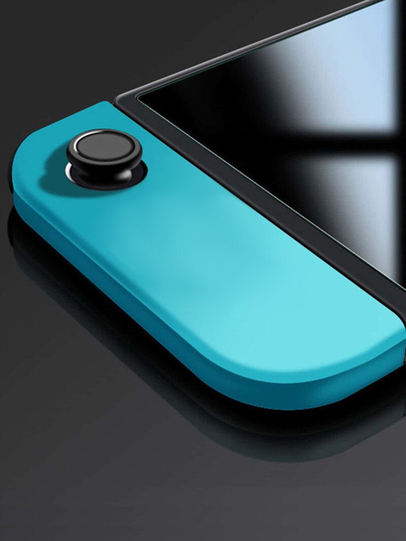 Подходящ за Switch OLED превключватели със защитен филм с висока разделителна способност, прозрачен екран, опаковка от 2 части, безплатен комплект филми