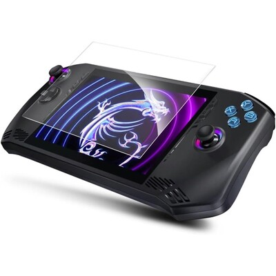 2 kom Dodaci za igre Zaštita zaslona Ručna konzola Anti-Scratch Temperd Glass Arc Edge bez mjehurića za MSI Claw A1M