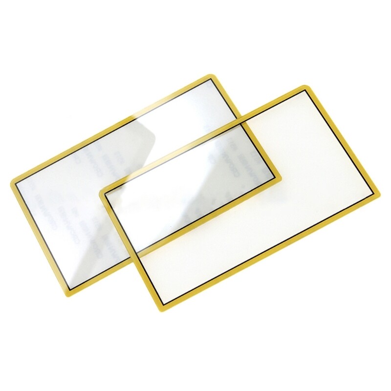 Viršutinis stiklinis objektyvo dangtelis Viršutinis LCD ekrano objektyvo priekinis dangtelis skirtas 3DS XL / Naujas 3DS XL žaidimų konsolės remontas 54DB