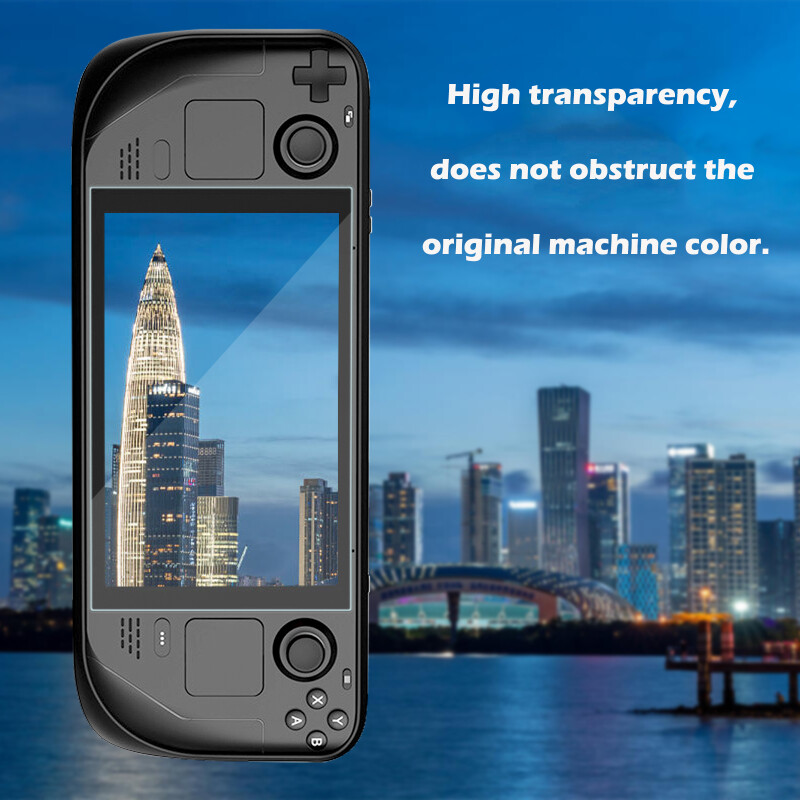 HD prozirna zaštitna folija od kaljenog stakla otporna na eksploziju i otporna na ogrebotine za Steam Deck konzolu Gamepad Dodaci