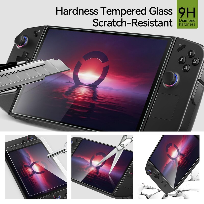 1-2 бр. Протектор за екран от закалено стъкло от край до край за Lenovo Legion Go Gaming Handheld 8.8'' Transparent HD Clear Anti-Scratch