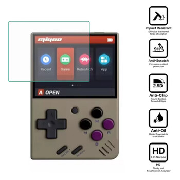 Νέα Miyoo Mini Screen Protector Film 2,8 ιντσών Miyoo Mini V4 Tempered Glass Screen Protectors Αξεσουάρ παιχνιδιού