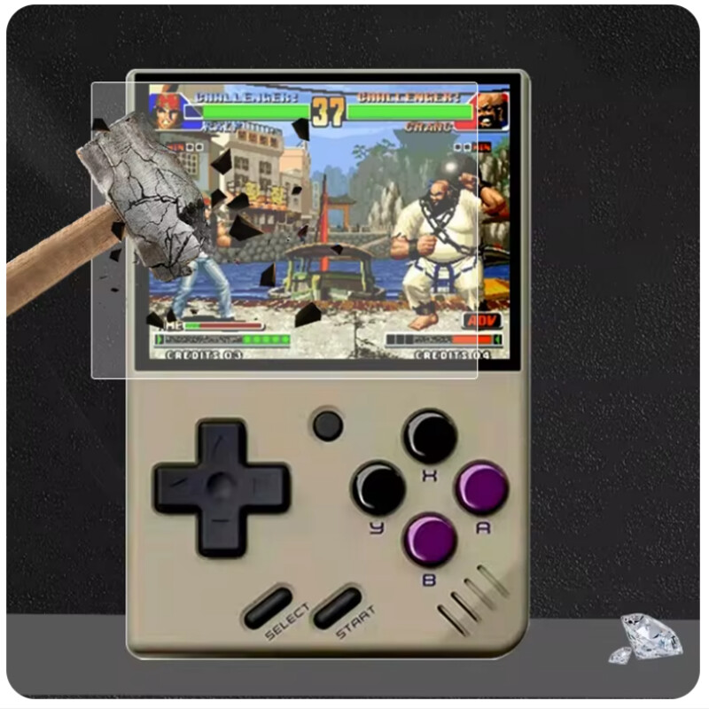 Jauna Miyoo Mini ekrāna aizsargplēve 2,8 collu Miyoo Mini V4 rūdīta stikla ekrāna aizsargplēves Plēves Spēļu piederumi