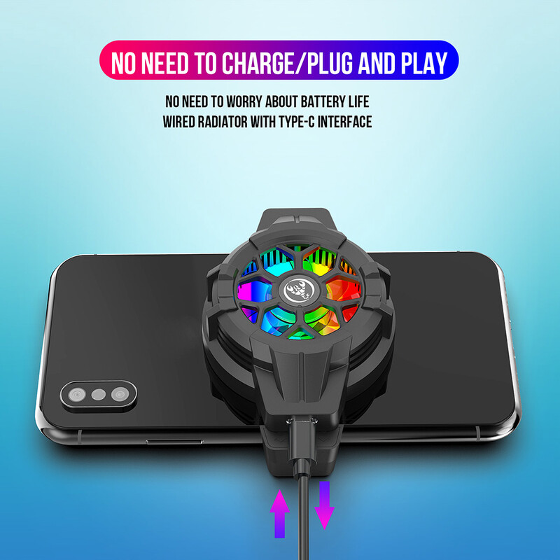 HXSJ P10 Prijenosni mobilni telefon Stezaljka za raspršivanje topline Uvlačivi Cooer Brzo rasipanje topline Široka kompatibilnost