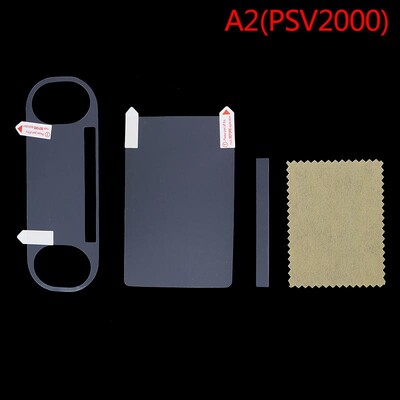 Prednja i stražnja zaštitna folija za ekran za PS Vita PSV1000/2000 prozirna