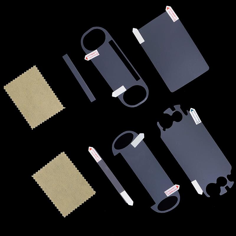 Prednja i stražnja zaštitna folija za ekran za PS Vita PSV1000/2000 prozirna