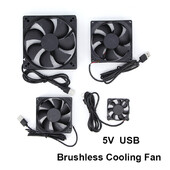 5V Ventilator za hlađenje bez četkica USB Ventilator Kućište računala Hladnjak Uljem impregniran PBT CPU Radijator USB Ventilator PC USB Gadgeti
