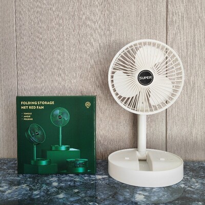 Преносим USB настолен вентилатор Сгъваем мини безшумен регулируем малък вентилатор за студенти Настолна и ръчна употреба Перфектен за домашен офис