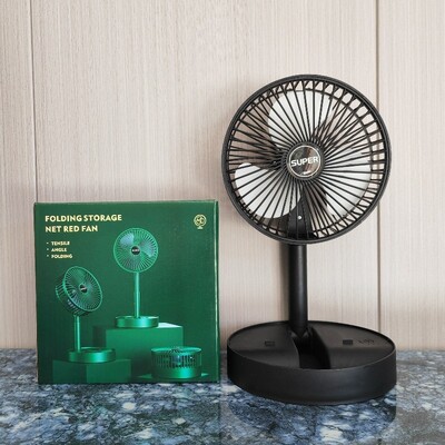 Преносим USB настолен вентилатор Сгъваем мини безшумен регулируем малък вентилатор за студенти Настолна и ръчна употреба Перфектен за домашен офис