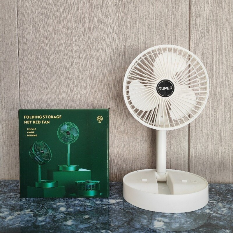 Преносим USB настолен вентилатор Сгъваем мини безшумен регулируем малък вентилатор за студенти Настолна и ръчна употреба Перфектен за домашен офис