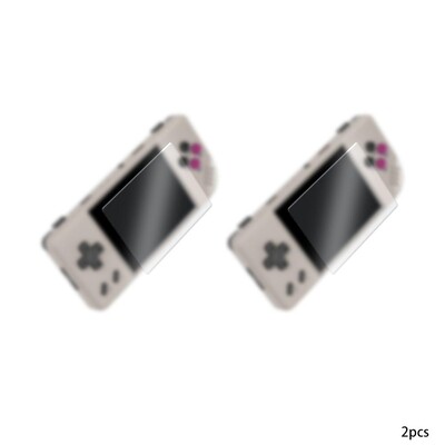 Zaštitna folija za zaslon od 2 komada za ANBERNIC RG28XX ručnu igraću konzolu, zaštitna folija, dodaci otporni na prašinu i ogrebotine