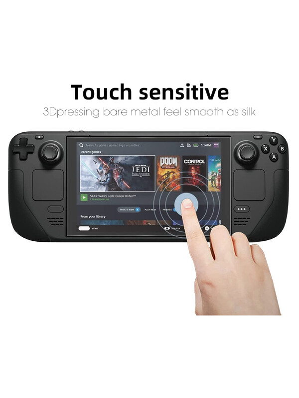 DATA FROG 2 pakiranja zaštitnika zaslona za Steam Deck 7 inča Kaljeno staklo Prozirno HD prozirno staklo za Steam Deck Dodaci