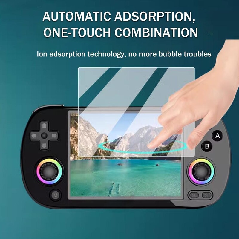 За Ambernic RG40XXH Console Film 4-инчов филм за екрана RG40XXH Tempered Tempered Console Film Console ANBERNIC Game Game Glas Z1S8