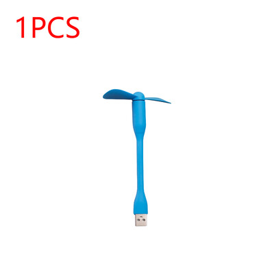 1-3 buc. Ventilator flexibil pentru telefon mobil Ventilator de răcire portabil pentru Power Bank Notebook Computer Ventilator de răcire pentru călătorii de vară