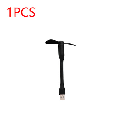1-3 buc. Ventilator flexibil pentru telefon mobil Ventilator de răcire portabil pentru Power Bank Notebook Computer Ventilator de răcire pentru călătorii de vară