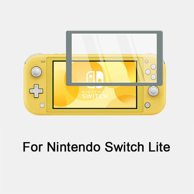 Spalvotas lenktas kraštas grūdintas stiklas, skirtas Nintendo Switch Viso dangčio ekrano apsauga NS Lite žaidimų konsolės grūdinta apsauginė plėvelė