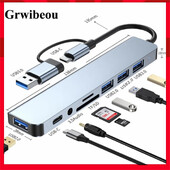 8-IN-2 USB HUB 3.0 USB-C HUB Dock Station 5Gbps prijenos velikom brzinom USB razdjelnik tipa C na USB OTG adapter za Macbook PC