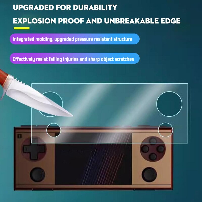 Skirta AYANEO Pocket MICRO ekrano apsaugai HD automatinė adsorbcija, apsauganti nuo įbrėžimų, dulkių nepraleidžianti pirštų atspaudų žaidimų konsolės plėvelė