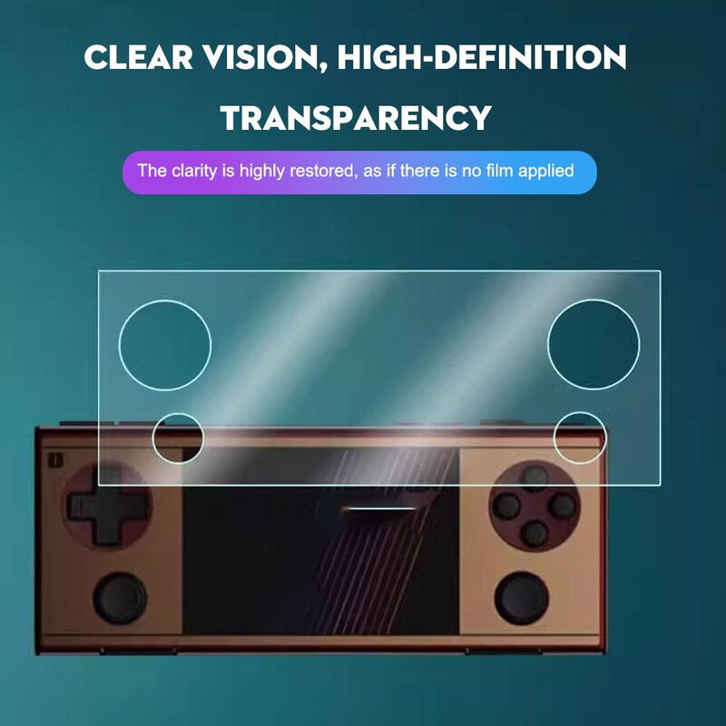 Skirta AYANEO Pocket MICRO ekrano apsaugai HD automatinė adsorbcija, apsauganti nuo įbrėžimų, dulkių nepraleidžianti pirštų atspaudų žaidimų konsolės plėvelė