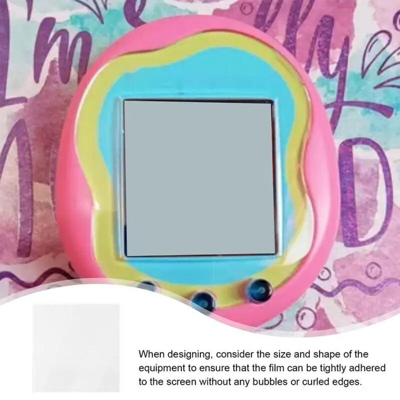 5 tk ekraanikaitsekile Tamagotchi HD PET kriimustusvastase mängukonsooli kile jaoks, elektrooniliste lemmikloomamasinate tarvikud