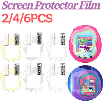 2/4/6 buc. Film protector ecran anti-zgârieturi PET/TPU Film de protecție anti amprentă pentru Tamagotchi Uni Band Accesorii pentru animale de companie