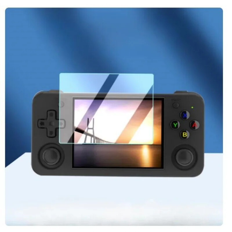 Anbernic RG35XX H ekraanikaitsekile 9H HD RG35XXH karastatud klaasist ekraanikaitsekiled Mängutarvikud kingitus