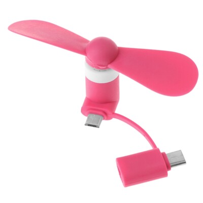 Mini ventilator portabil pentru telefon mobil de călătorie, răcitor de răcire micro USB tip C pentru fanii telefoanelor Android