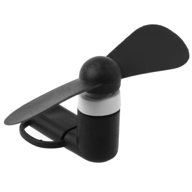 Ceļojumu pārnēsājamā mobilā tālruņa mini ventilators C tipa mikro USB dzesēšanas dzesētājs Android tālruņu ventilatoriem