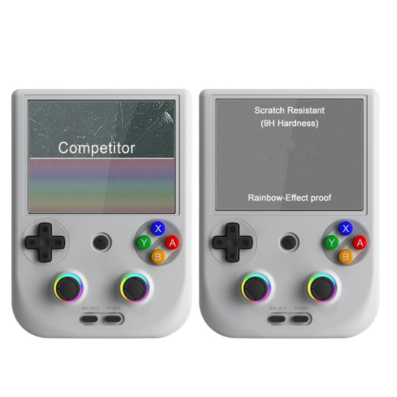 Anbernic RG406V ekrano apsauginė plėvelė 9H 2.5D RG406V grūdinto stiklo ekrano apsauginė plėvelė Žaidimų priedai Dovana