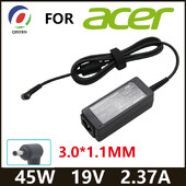 19V 2.37A 45W 3.0*1.1MM адаптер за лаптоп зарядно за Acer Aspire S7 391 V3-371 Switch12 PA-1450-26 A13-045N2A 547H Chromebook 11