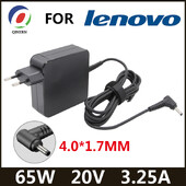 20V 3.25A 65W 4.0*1.7mm AC punjač za prijenosno računalo za Lenovo IdeaPad 330s 320 100-15 B50-10 YOGA 710 510-14ISK Redmibook 14 13 adapter