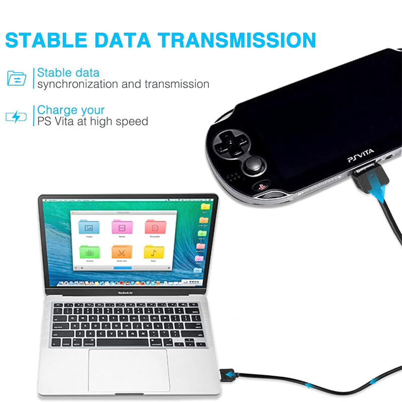 USB Kabel za punjenje podataka i napajanja za PlayStation PSV1000 Kabel za punjenje Linija 1.2M za PS Vita 1000 igraću konzolu Adapter napajanja