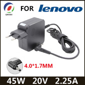 20V 2.25A 45W 4.0*1.7MM punjač za prijenosna računala za Lenovo YOGA 310 510 520 710 MIIX5 7000 Air 12 13 ideapad 320 100 110 N22 N42