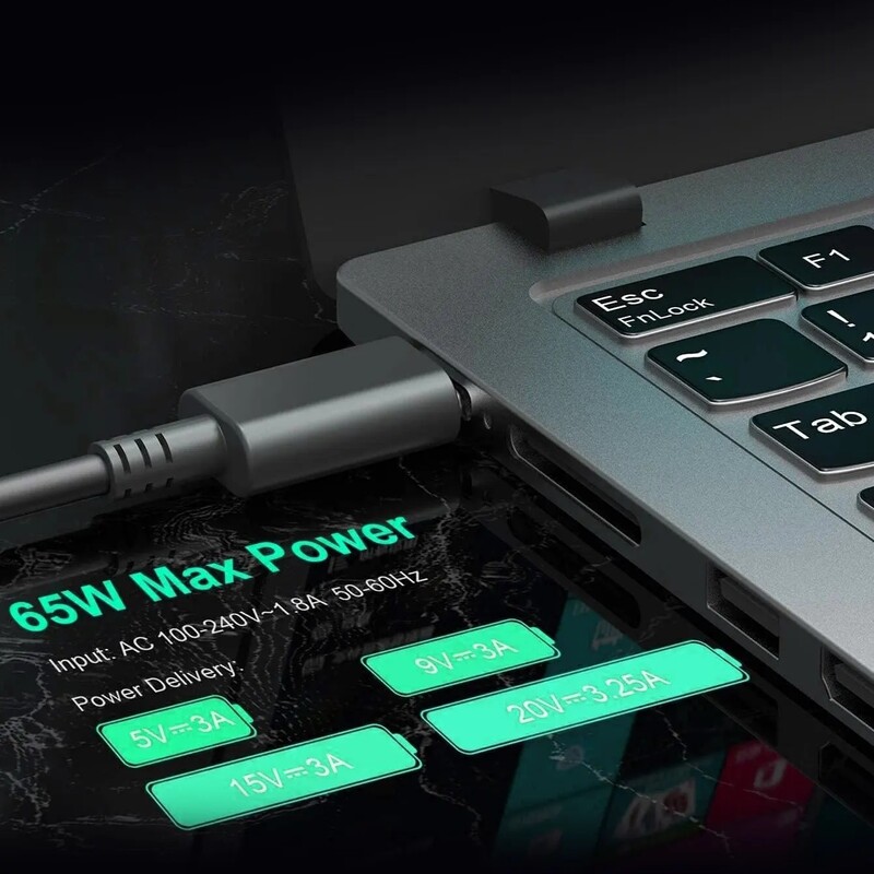NOVO 20v3.25a 65w Type-c adapter za prijenosno računalo punjač za Lenovo Thinkpad X1 Carbon X270 X280 T580 P51s P52s E480 E470 S2