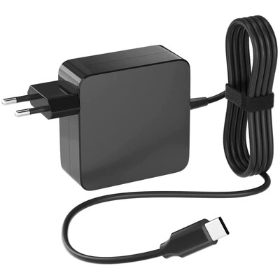 65 W USB C maitinimo adapteris Type C Power PD sieninis greitas įkroviklis Fort Mac Book Pro, Dell Latitude, Lenovo, Huawei Matebook, HP nešiojamieji kompiuteriai