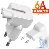 ASV uz Eiropu kontaktdakšas pārveidotājs ceļojumu lādētāja adapteris sienas kontaktligzda EU spraudnis savienotājs pīļu galva MacBook Mac Pro MagSafe iPad