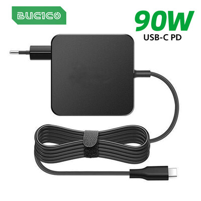 EU nešiojamojo kompiuterio adapteris 90W 87W USB-C Type C 65W 45W įkroviklis Galia 20V 4,5A, skirta MacBook Pro A1706 A1708 A1719 Acer Spin 7 Dell XPS 13