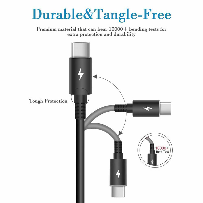 65W USB C 20V 3.25A adapter za prijenosno računalo tipa C Power PD zidni brzi punjač za MacBook Air Pro Dell Lenovo Huawei Matebook HP