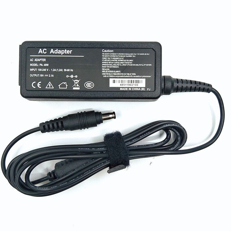 Adapter za prijenosno računalo 40W 19V 2.1A 5.5*3.0mm AC adapter za prijenosno računalo za prijenosno računalo Samsung Sense 630 pro 680 850 N145 N110 N102S X05