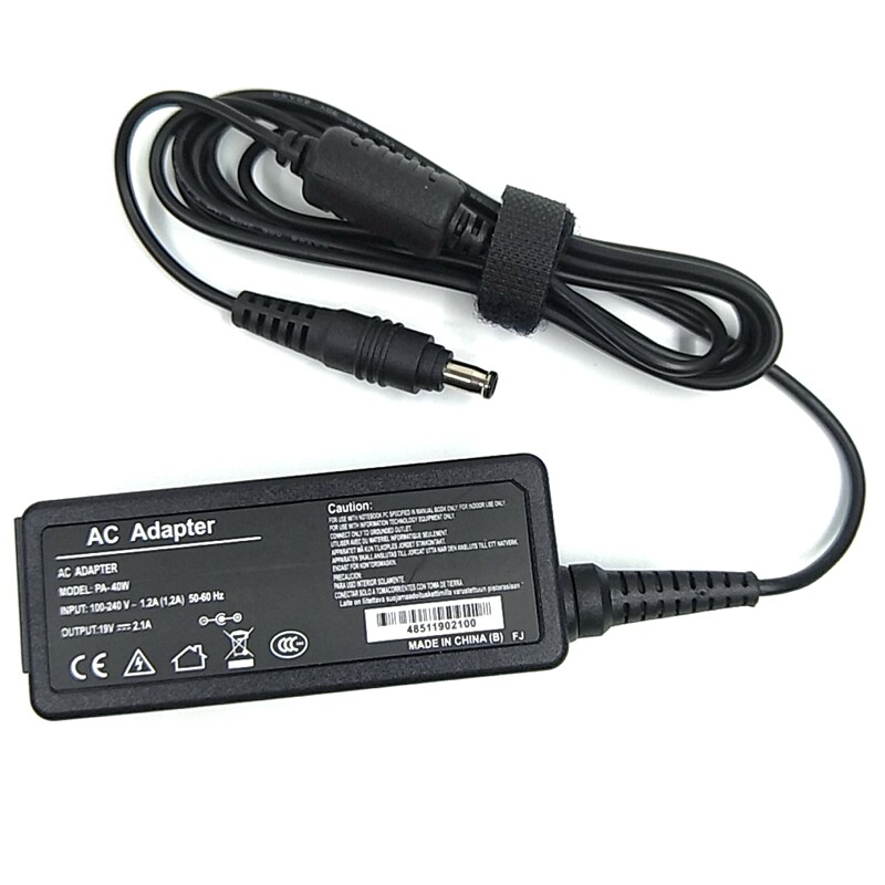 Adapter za prijenosno računalo 40W 19V 2.1A 5.5*3.0mm AC adapter za prijenosno računalo za prijenosno računalo Samsung Sense 630 pro 680 850 N145 N110 N102S X05
