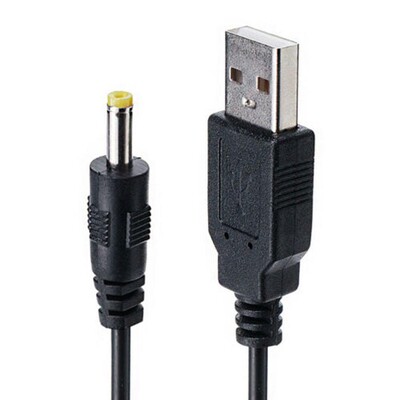 Maitinimo įkrovimo laidas iš USB į nuolatinės srovės įkrovimo laidą 4,0x1,7 mm kištukas 80 cm 5 V 1A maitinimo įkrovimo laidas, skirtas PSP 1000/2000/3000