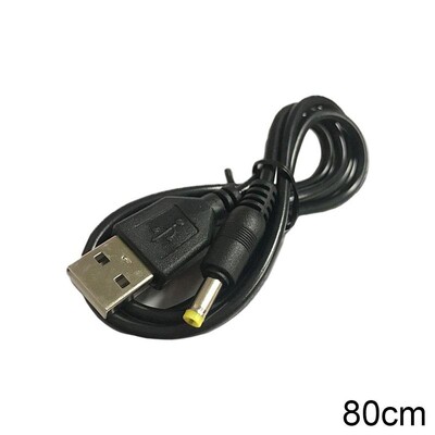 Kabel za punjenje USB na DC kabel za punjenje 4.0x1.7mm utikač 80cm 5V 1A Kabel za punjenje za PSP 1000/2000/3000