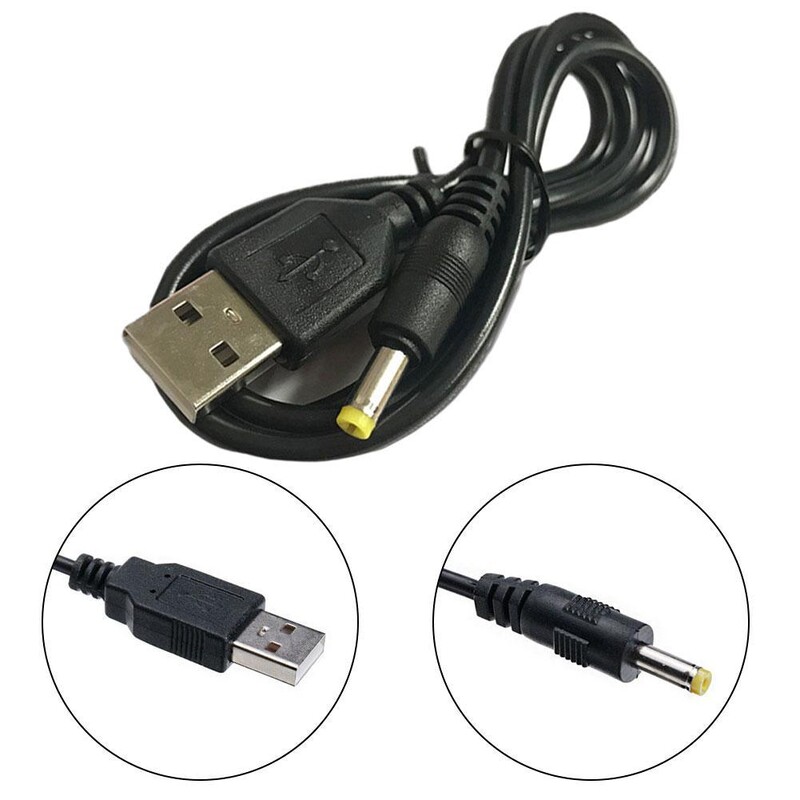 Kabel za punjenje USB na DC kabel za punjenje 4.0x1.7mm utikač 80cm 5V 1A Kabel za punjenje za PSP 1000/2000/3000