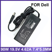 AC adapter 19.5V 4.62A 90W 7.4*5.0mm AC punjač za laptop za Dell E4300 E5410 E6320 E6400 E6430 3521 adapter napajanja